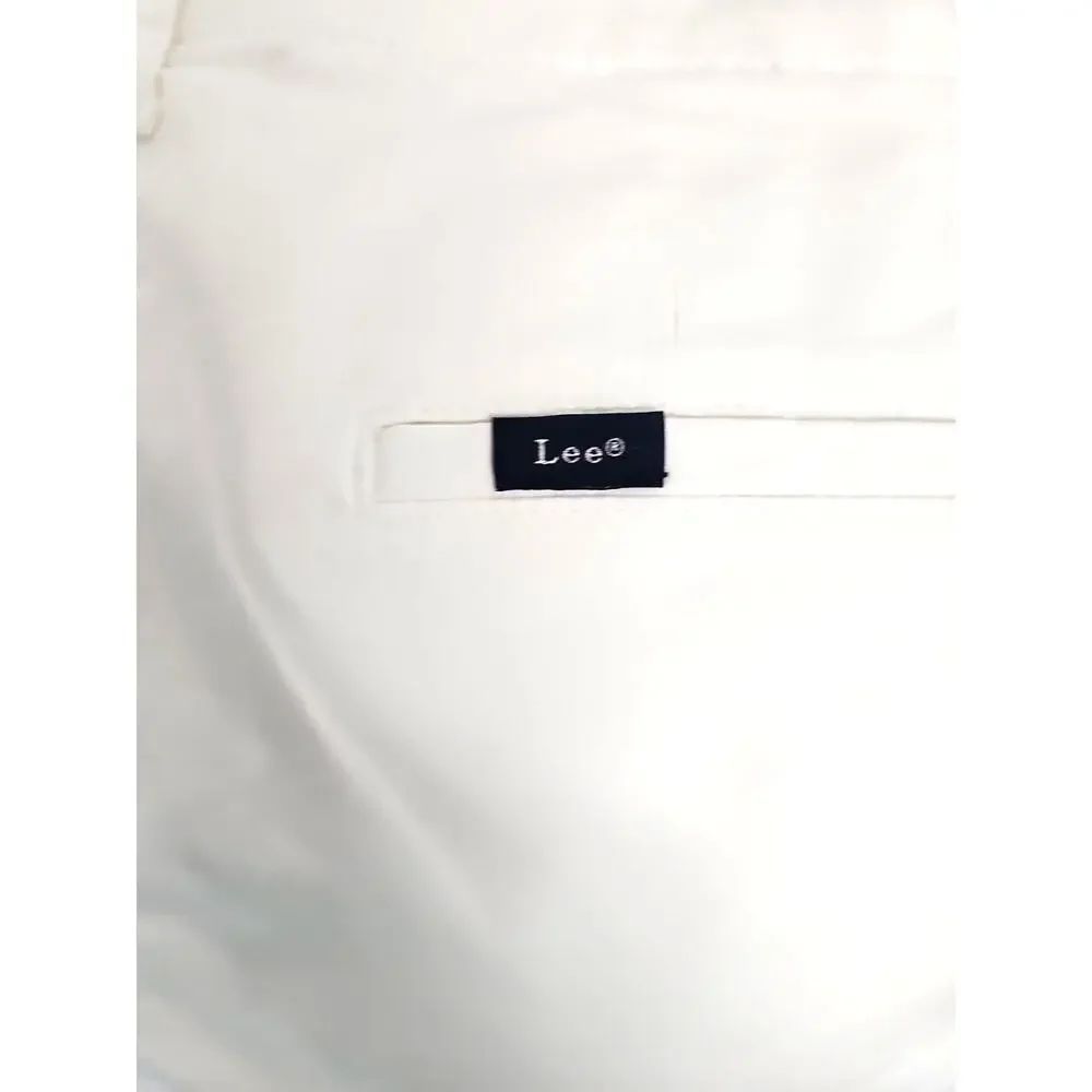 Lee Legendary Style Bermuda Shorts Women's White Mid Rise Size 14 M (NWT) - Picture 8 of 15